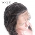 Deep Curly 360 Lace Front Wig for Black Woman 150 Density Virgin Brazilian Human Hair Lace Frontal Wig Pre Plucked Natural Hair line with Baby Hair
